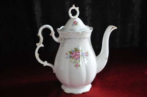 Royal Albert "Tranquillity" Coffee Pot - Damaged!!