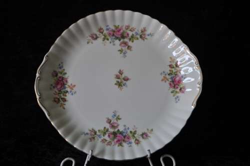 Royal Albert "Moss Rose" Cake Plate