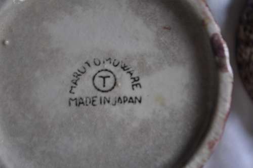 Vintage 1920's Marutomo Lidded Honey Pot