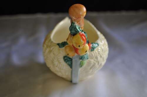 Clarice Cliff Celtic Harvest Gravy Boat & Saucer.