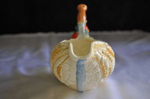 Clarice Cliff Celtic Harvest Gravy Boat & Saucer.