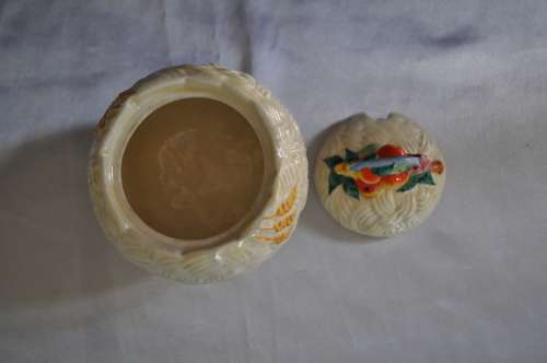 Clarice Cliff Lidded Sugar Bowl