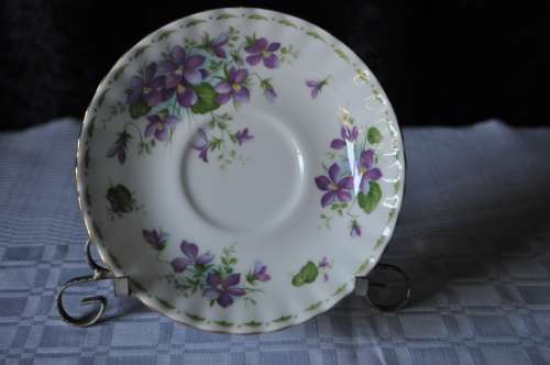 Royal Albert Flower Of The Month February "Violets" Duo