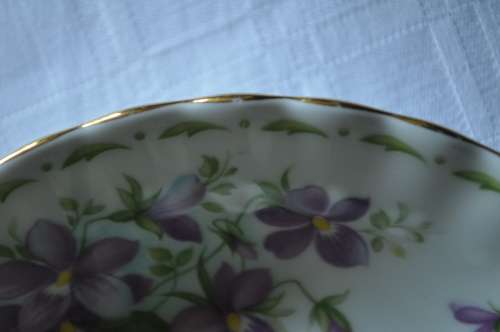 Royal Albert Flower Of The Month February "Violets" Duo