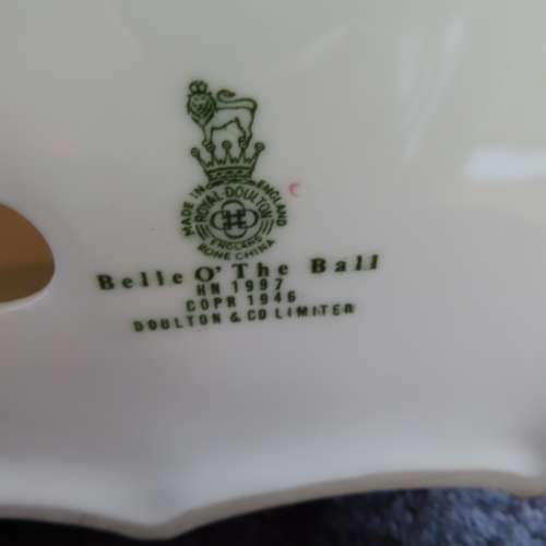 Royal Doulton Figurine "Belle O' The Ball" HN1997