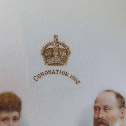 Royal Doulton Collectors Plate 1902  Coronation King Edward VII & Queen Alexandria
