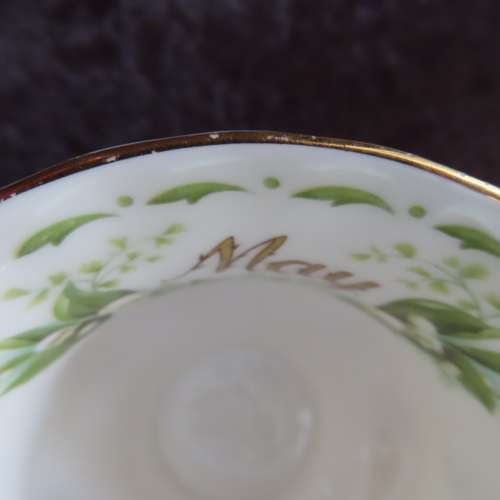 Royal Albert Flower Of The Month May "Lily Of The Valley" Duo