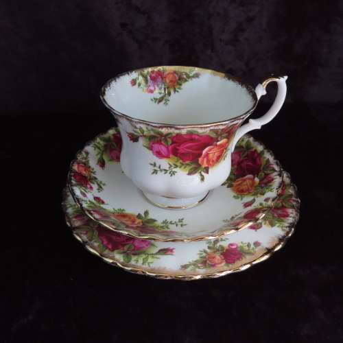 Royal Albert "Old Country Roses" Tea Trio.