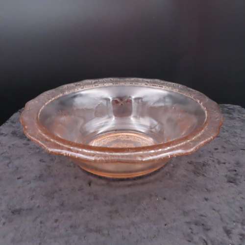 Pink Depression Glass Bowl