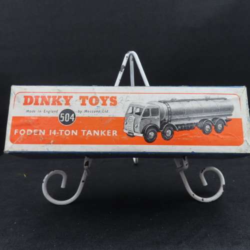 Dinkly Toy Empty Box #504 Foden 14 Ton Tanker
