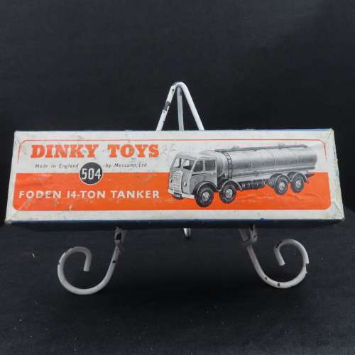 Dinkly Toy Empty Box #504 Foden 14 Ton Tanker