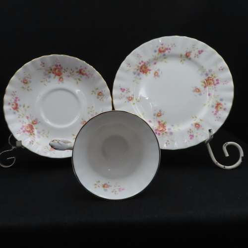 Royal Albert Peach Rose Tea Trio.