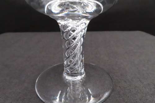 Stuart Crystal Goblet Limited Edition - Cunard - Queen Elizaberth 2nd - January 1969 - No 436