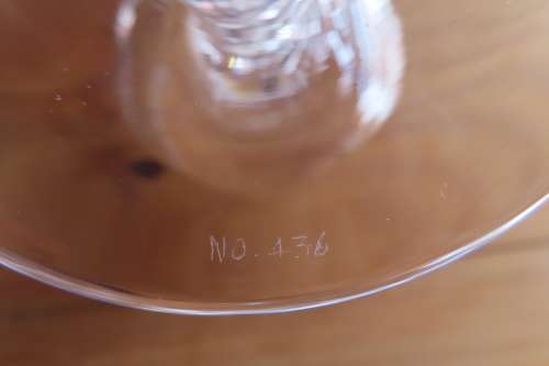 Stuart Crystal Goblet Limited Edition - Cunard - Queen Elizaberth 2nd - January 1969 - No 436