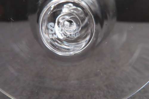 Stuart Crystal Goblet Limited Edition - Cunard - Queen Elizaberth 2nd - January 1969 - No 436