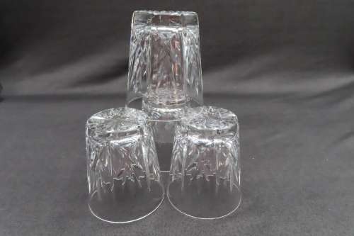 Stuart Crystal Whiskey Glasses x 4