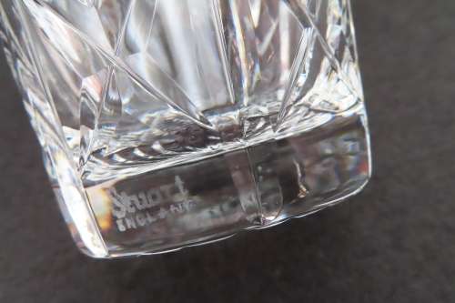 Stuart Crystal Whiskey Glasses x 4