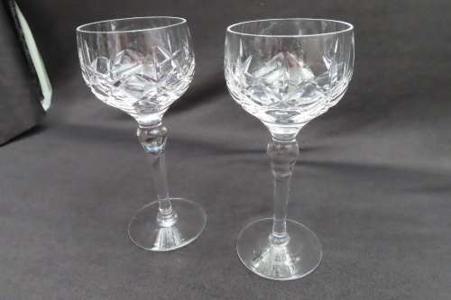 Stuart Crystal Wine Glasses x 2