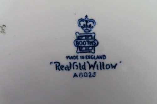 Booths Real Old Willow 6 x Sandwich Plates (A8025)