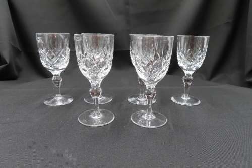 Stuart Crystal Port/Liqueur Glasses x 6