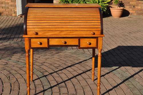 Yellowood Rolltop Bureau
