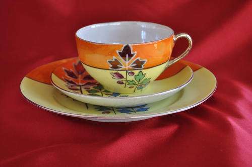 Gold Castle Handpainted Chikusa Trio