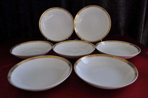 Noritake "Asheilgh" 7 x Soup Plates