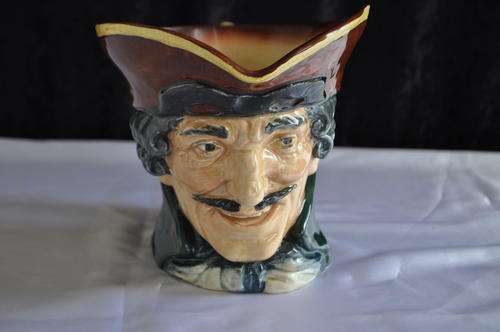Royal Doulton "Dick Turpin" Large Character Toby Jug  --  Damaged !!!