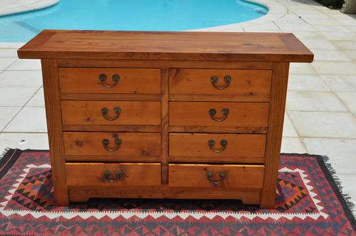 Teak Chest Of Drawers  --  Collections Only !!!!!