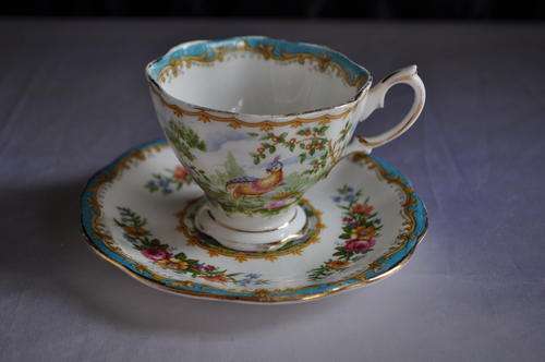 Royal Albert "Chelsea Bird" Coffee Duo