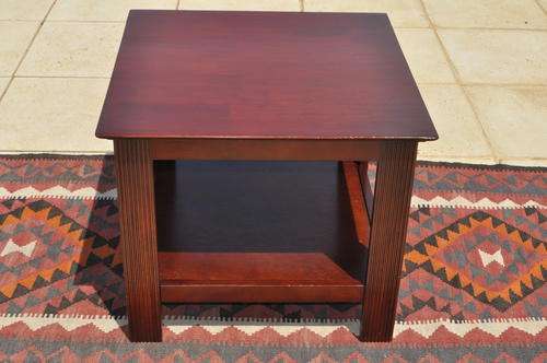 2 Tier Mahogany Lamp Table    ---   Collections Only!!