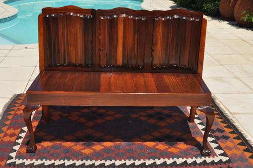 Imbuia Ball & Claw Bench -------   Collections Only!!!!!!