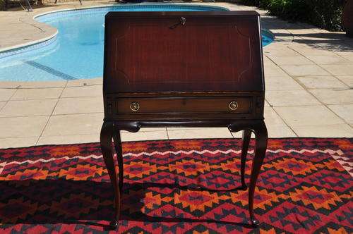 Mahogany Veneer Bureau  ---  Collections Only!!