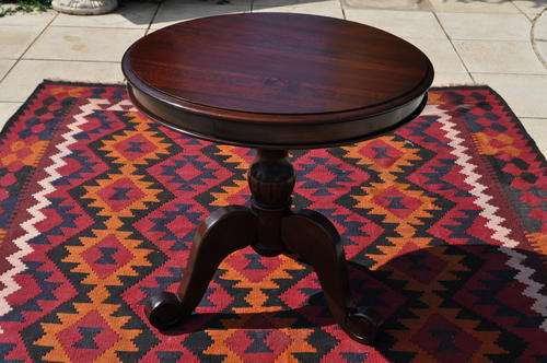 Solid Wood Drum Lamp Table  ---   Collections Only!!!!!