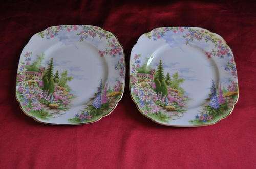 Royal Albert "Kentish Rockery" Side Plates x 2