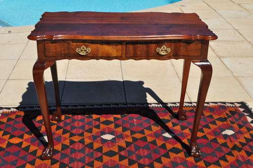 Imbuia Ball & Claw 2 Drawer Extension Table    ----   Collections Only!!!!