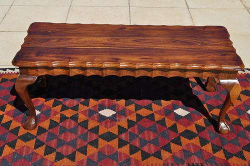 Imbuia Ball & Claw Coffee Table     -------     Collections Only!!!