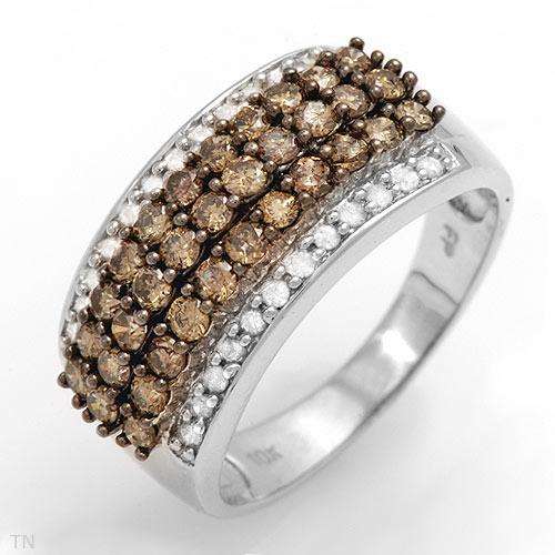 Compare R13250.00 Superb Ring With 1.10ctw Genuine Diamonds Crafted in White Gold- Size 7