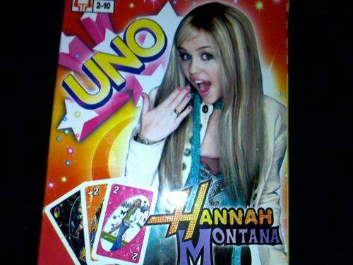 HANNAN MONTANA UNO CARDS