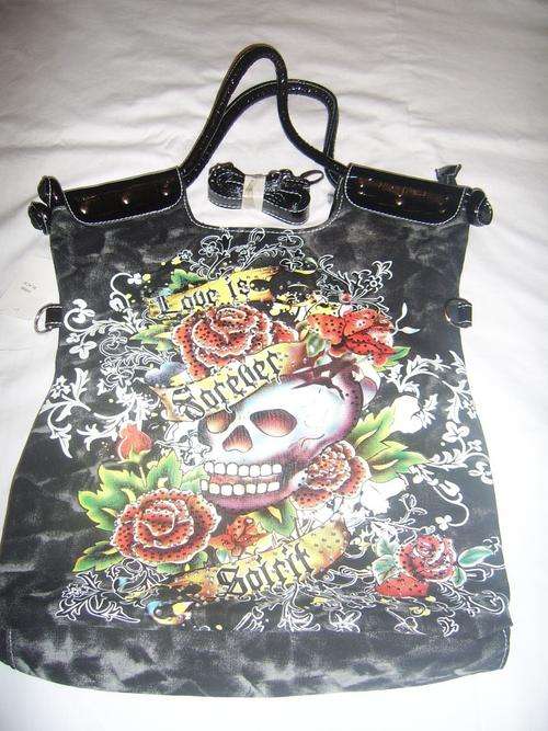 Designer ED HARDY  Large Hand Bag