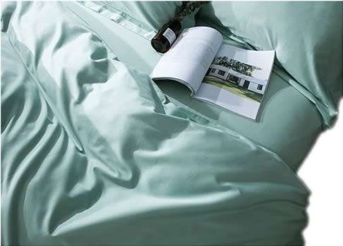 Luxury 500TC Flat Sheet - King Size, Duck egg Colour