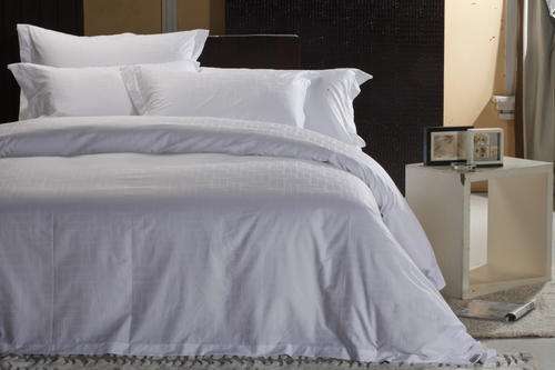 Luxurious 320TC Egyptian Cotton Classic White Duvet Cover Set  - Renee (Queen XL)