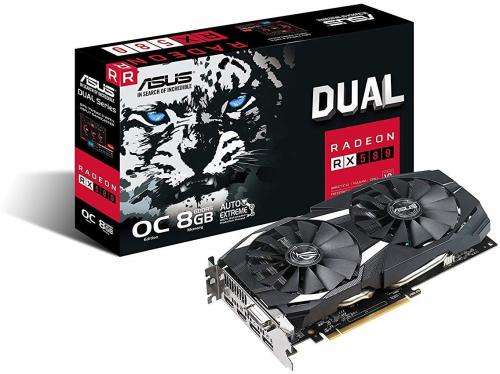 Asus Dual Series RX580 8GB DDR5 OC Edition