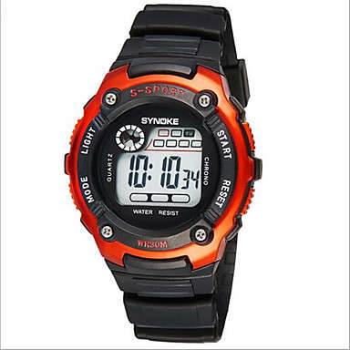 SYNOKE Kids' Sport Watch LCD Calendar Chronograph Water Resistant / Water Proof Alarm