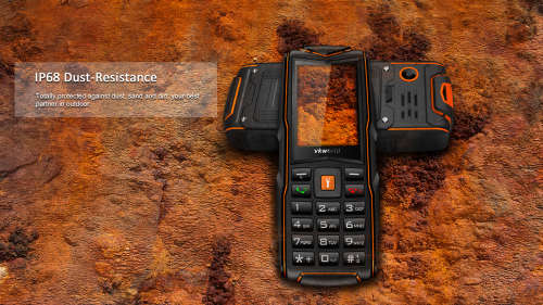 VKWORLD Stone V3 New Version 2.4" IP68 Waterproof / Dropproof / Dustproof Rugged Phone - Yellow