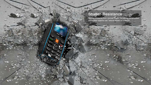 VKWORLD Stone V3 New Version 2.4" IP68 Waterproof / Dropproof / Dustproof Rugged Phone - Yellow