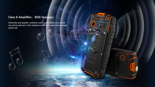 VKWORLD Stone V3 New Version 2.4" IP68 Waterproof / Dropproof / Dustproof Rugged Phone - Yellow