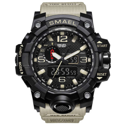 SMAEL Military Sport Watch Waterproof / Shockproof Khaki