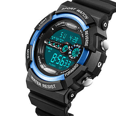 SANDA 320 Multifunction Man s Digital Electronic Sport Watch Noctilucent Waterproof
