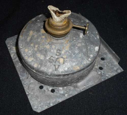 Vintage South African Railways Paraffin Lamp
